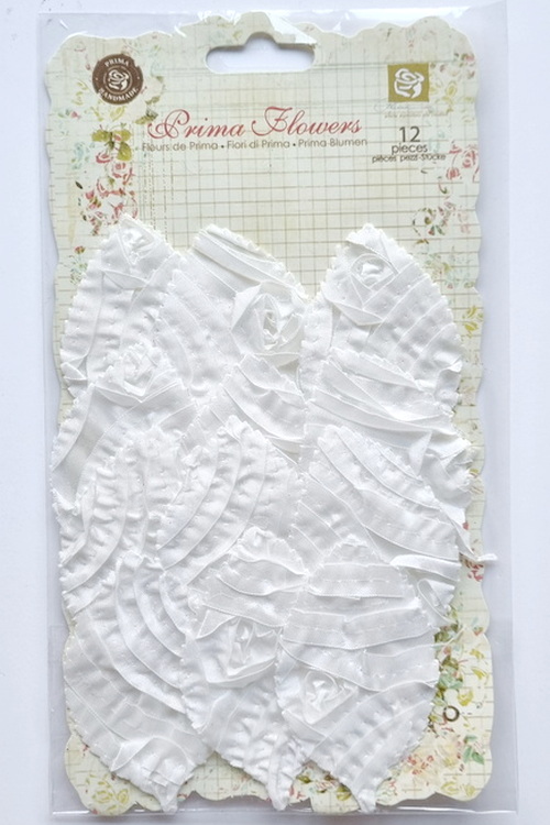 Leaves - Fabric - Lovely White